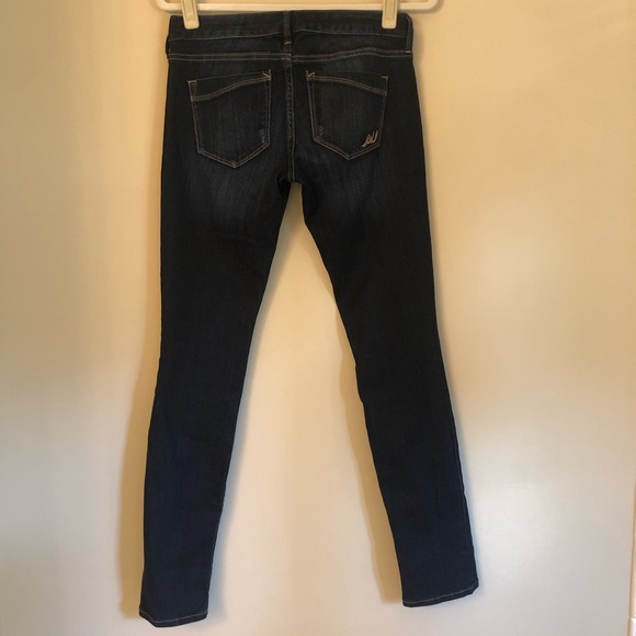 EXPRESS ankle low rise light distressed jeans size 2 - Picture 6 of 6